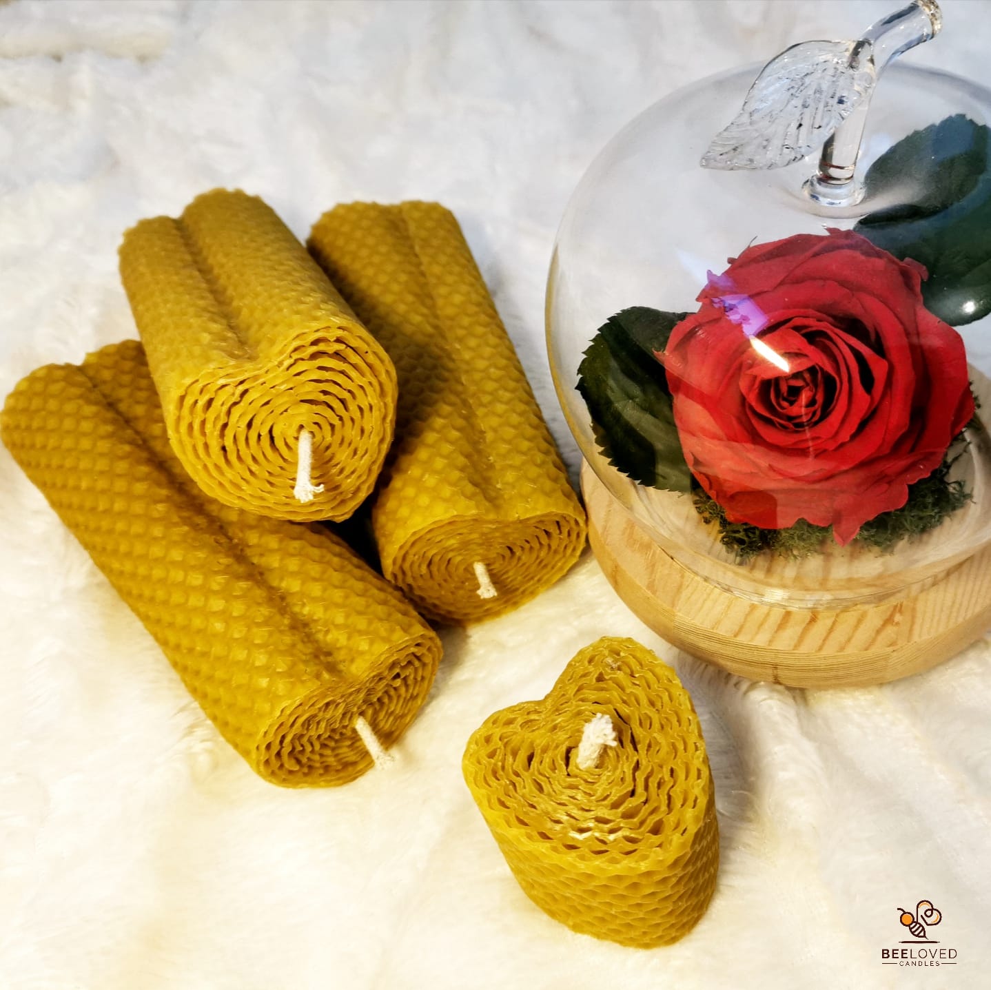 BeeLoved Candles Lumanari din ceara naturala de albine